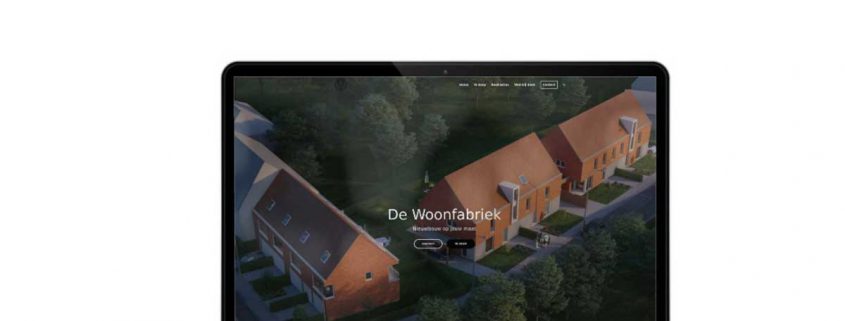 Website De Woonfabriek, Beernem