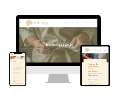 Realisatie: Webdesign keramiekkunst