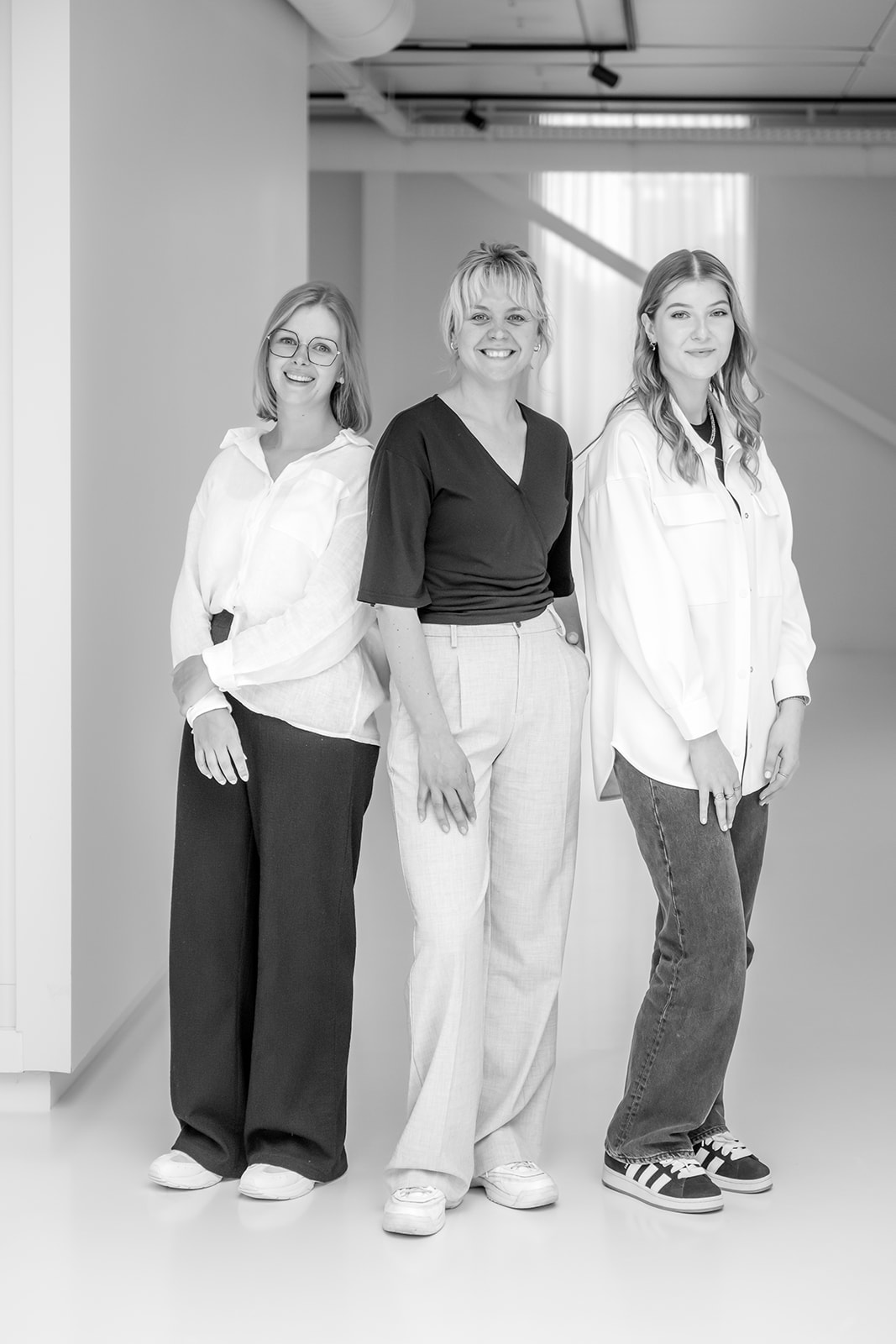 Robien, Justine en Noémie van Momentum Marketing